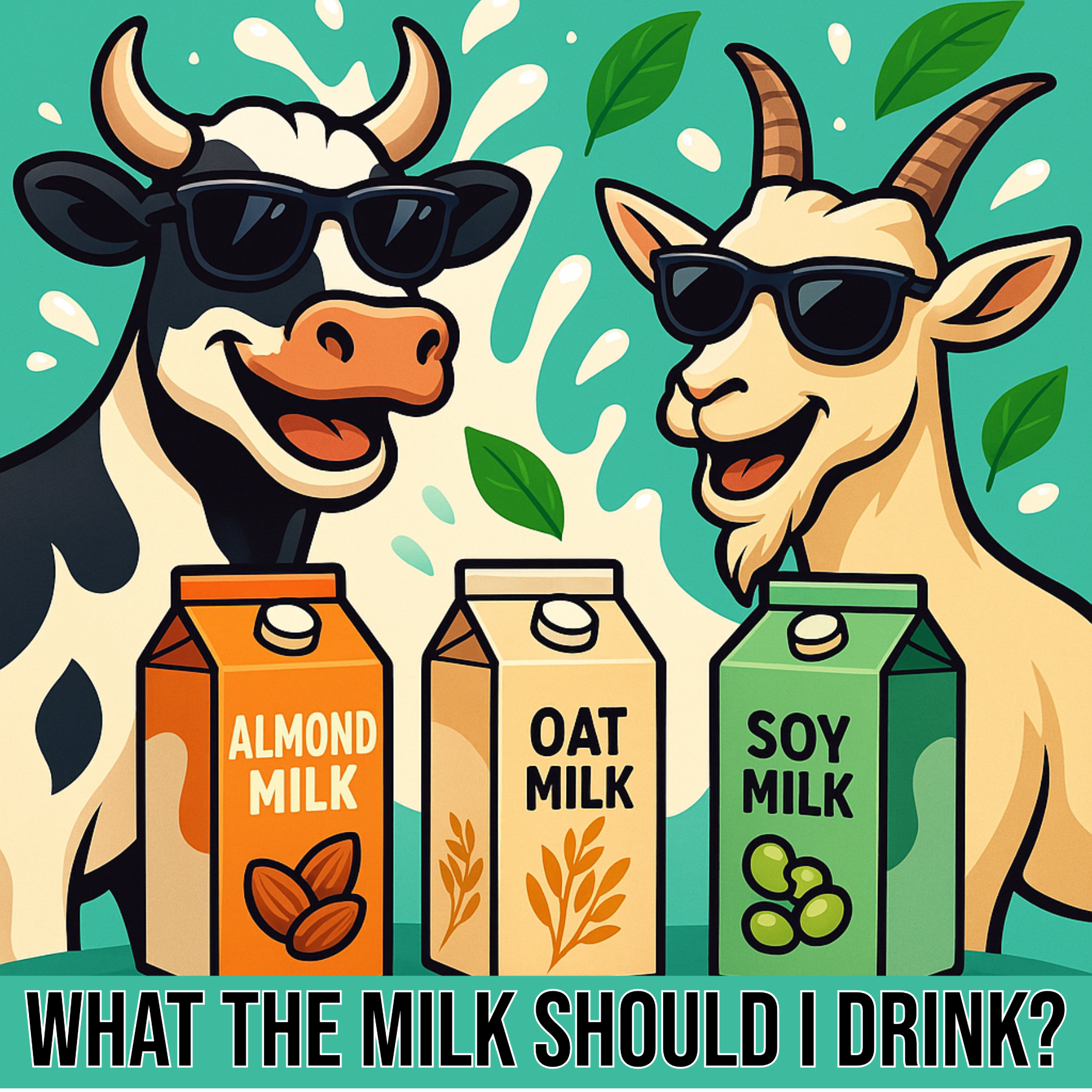 What The Milk Should I Drink? Cow, Goat or Plant?