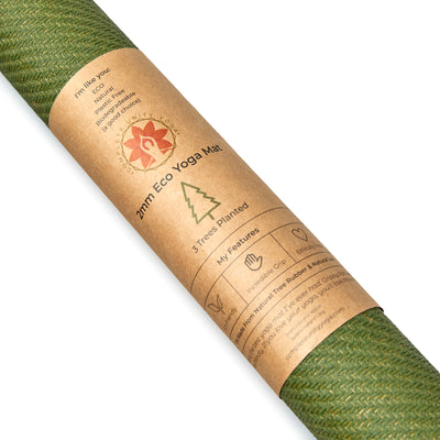 CompleteGrip™ Eco Yoga Mat - Complete Unity Yoga - Forest Green 2mm #colour_forest-green