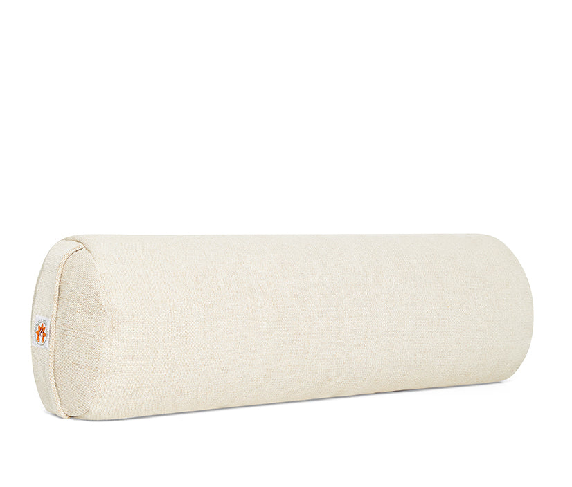 Restore Yoga Natural Bolster - Natural -Side View - Complete Unity Yoga