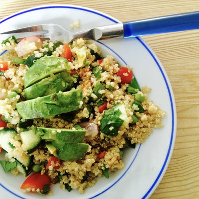 Easy Vibrant Vegan Quinoa Salad