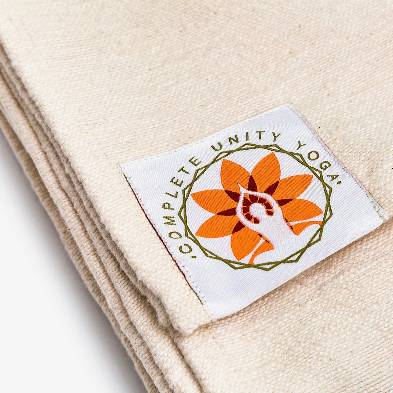 100% Organic Cotton Super Soft Yoga Meditation Blanket - Close Up