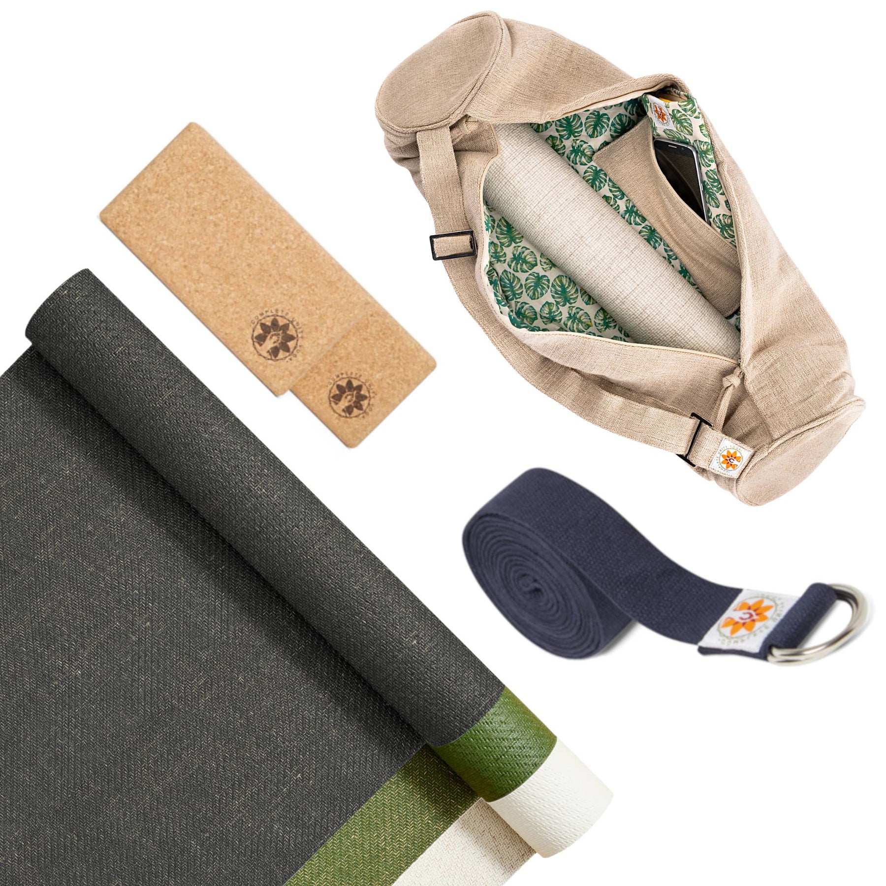 Buy Yoga Mat Bags Online - Mindful Jungle - Sustainable Natural Fabric –  Complete Unity Yoga