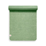 Matcha Green Jute Yoga Mat CompleteGrip Arial View