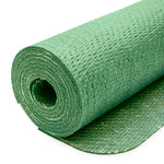 Matcha Green Jute Yoga Mat CompleteGrip Close Up Rolled Side View