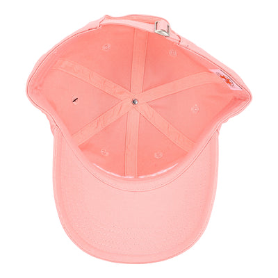 Iconic Cotton Wellbeing Cap Rose Pink under view Wellbeing embroidery Complete Unity Yoga #colour_rose-pink