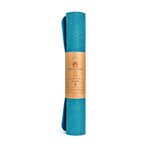 CompleteGrip™ Eco-friendly Yoga Mat (Ocean Teal Blue Rolled Shot)  #colour_new-ocean-teal-blue