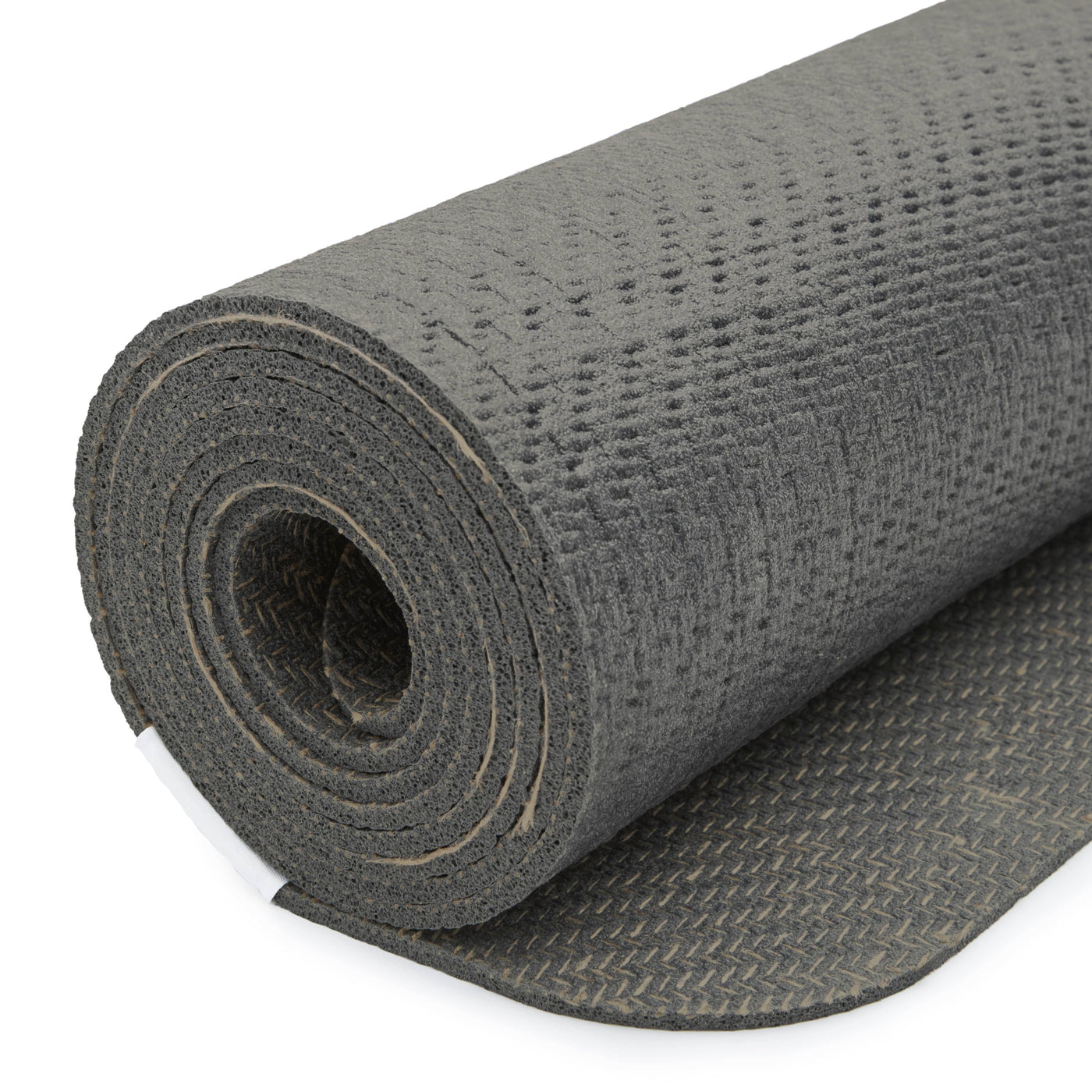 CompleteGrip™ Eco Yoga Mat - Complete Unity Yoga - Space Black close up side grip texture #colour_new-space-black