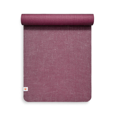 New Autumn Plum CompleteGrip™ Eco Yoga Mat (Arial View) #colour_limited-edition-autumn-plum