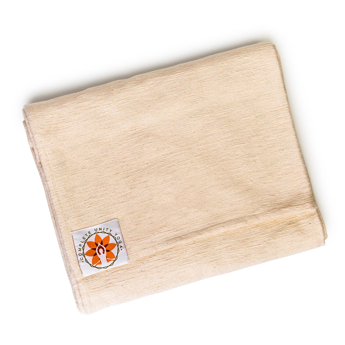 100% Organic Cotton Super Soft Yoga Meditation Blanket - Arial View