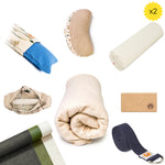 Ultimate CompleteGrip™ Couple Yoga Set #yoga-mat-bag-meditation-cushion-eye-pillow-colour_meadow-of-enlightenment