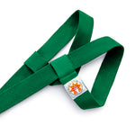 Yoga Mat Carrying Strap - Complete Unity Yoga - Close Up Emerald Green #colour_emerald-green