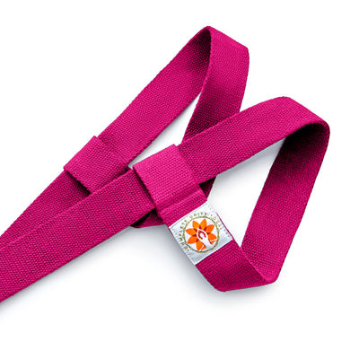Yoga Mat Carrying Strap - Complete Unity Yoga - Close Up Iconic Pink #colour_iconic-pink