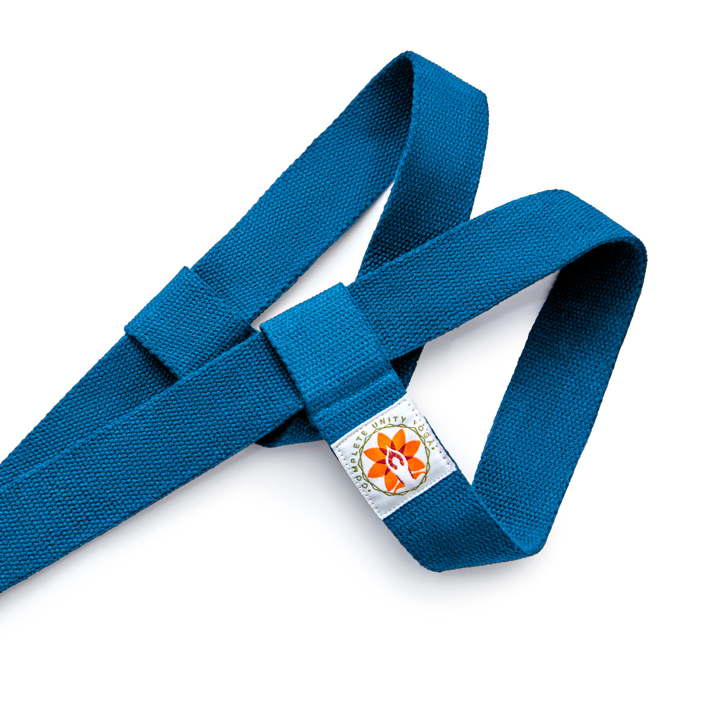 Yoga Mat Carrying Strap - Complete Unity Yoga - Close Up Sea blue #colour_sea-blue