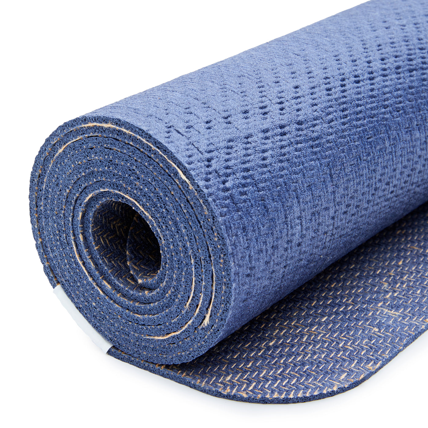 FOILLER Premium Natural Jute Yoga Mat. Organic & Eco Friendly. Non Slip -  Standard Size (71 x 24 x 5mm) for Women and Men, Workout Mat for Yoga