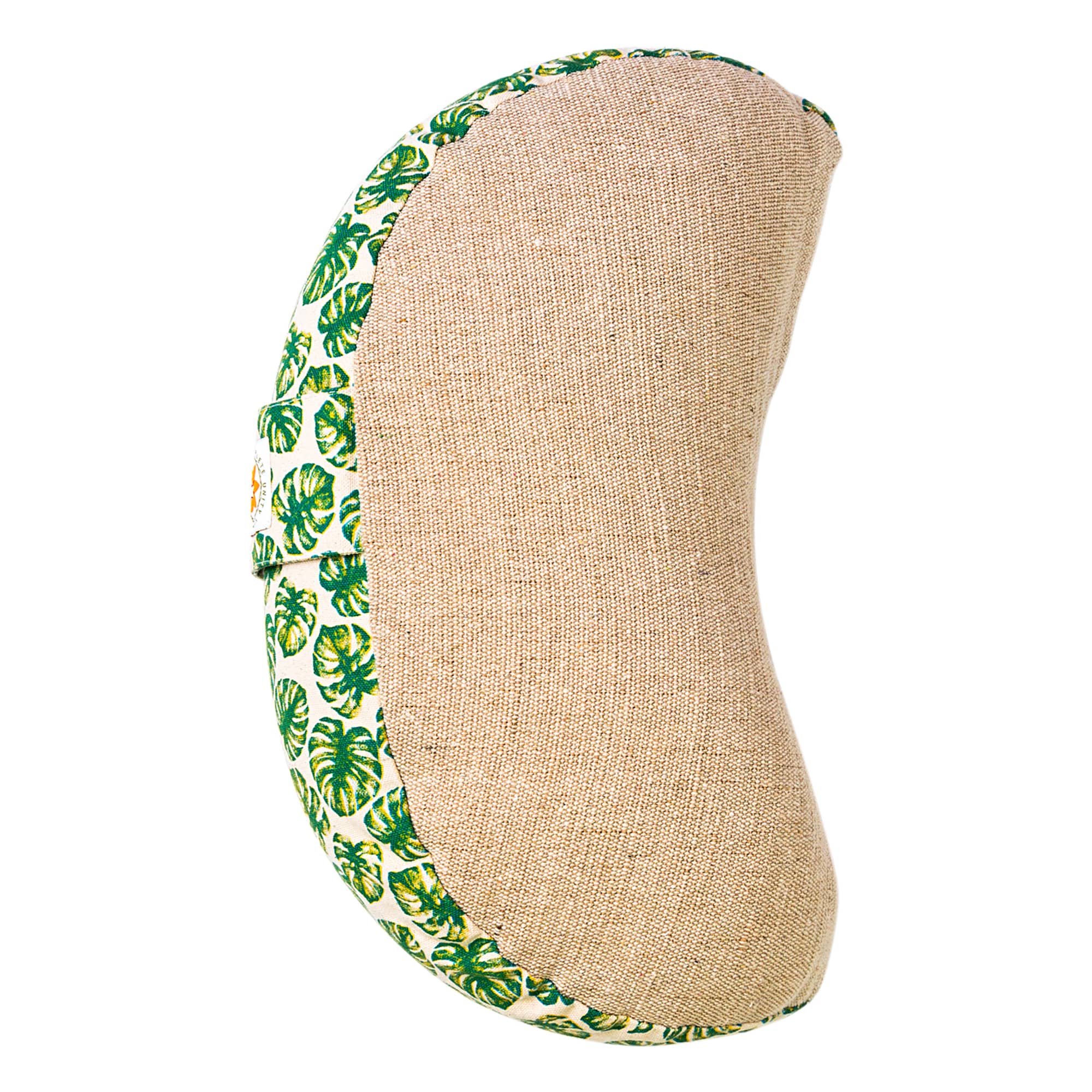 Complete Unity Yoga - Half Moon Yoga Meditation Cushion - Mindful Jungle - Arial View #colour_mindful-jungle
