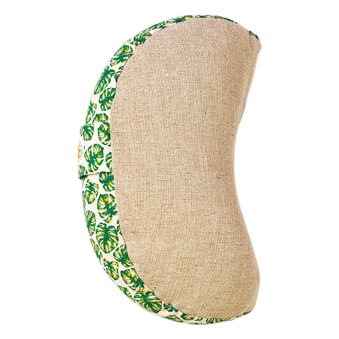 Complete Unity Yoga - Half Moon Yoga Meditation Cushion - Mindful Jungle - Arial View #colour_mindful-jungle
