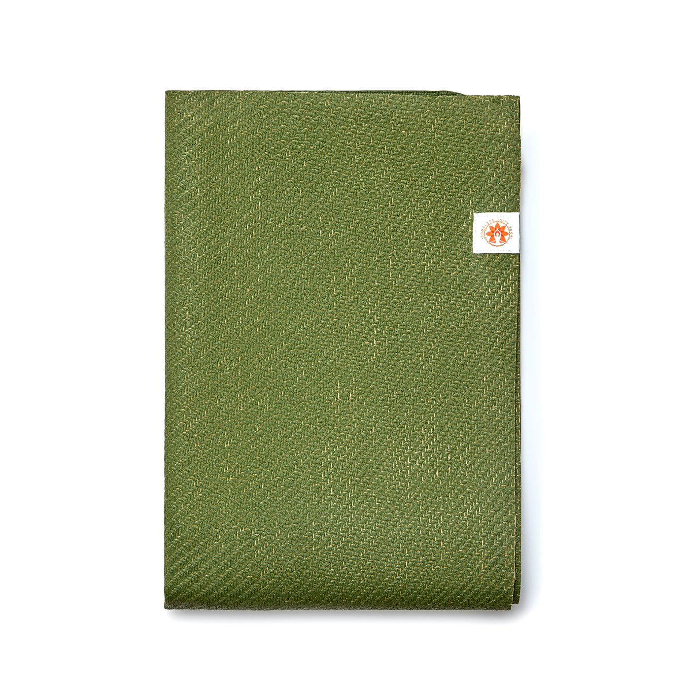 Completegrip™ Eco-friendly yoga mat 2mm Forest Green Arial View #colour_forest-green