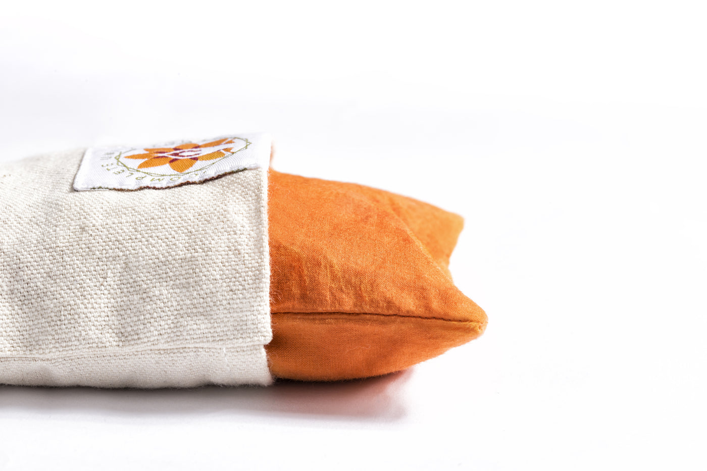 Himalayan Orange Eye Pillow - Yoga and Meditation Equipment - The Om Sadhana Collection