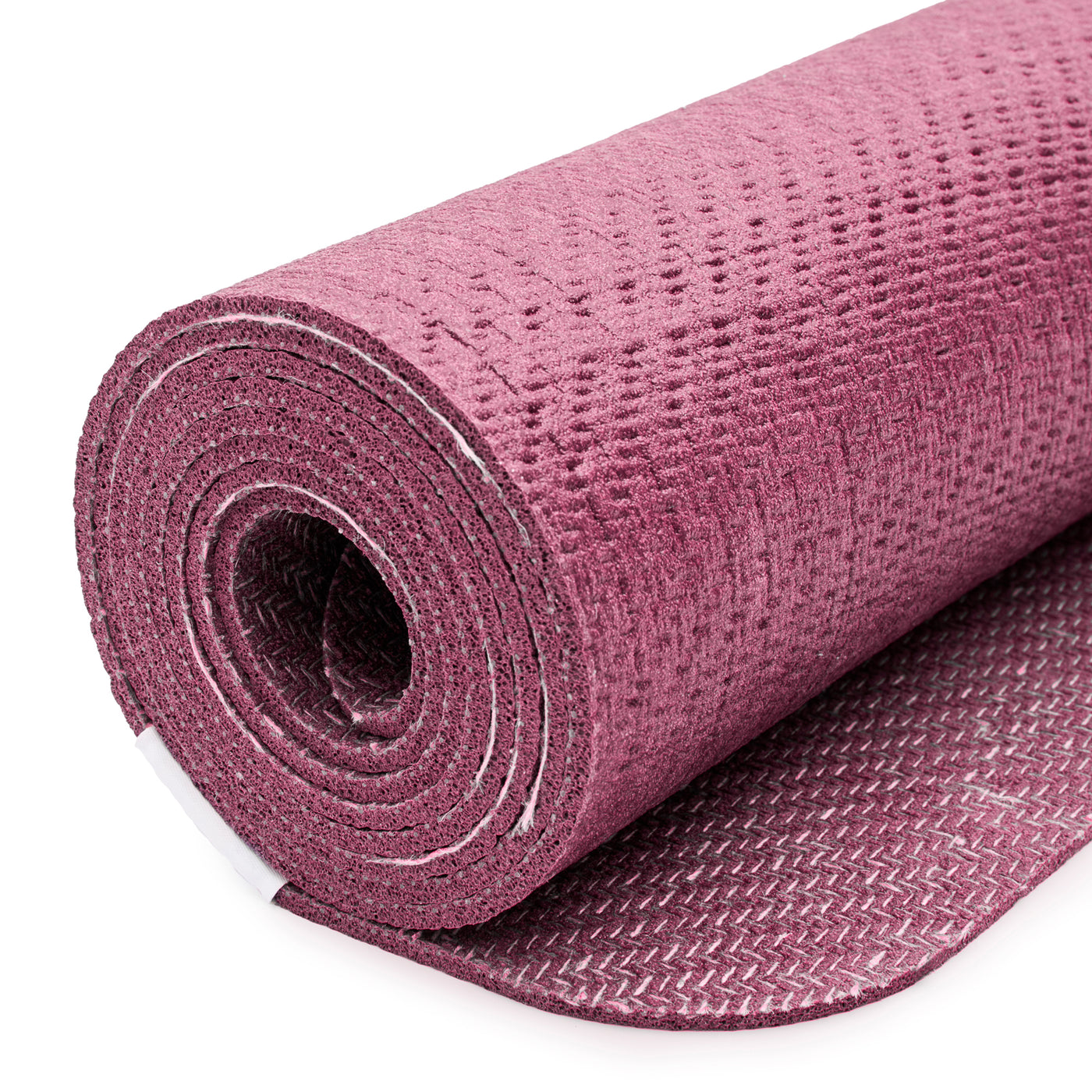 New Autumn Plum CompleteGrip™ Eco Yoga Mat (Close Up Side) #colour_limited-edition-autumn-plum