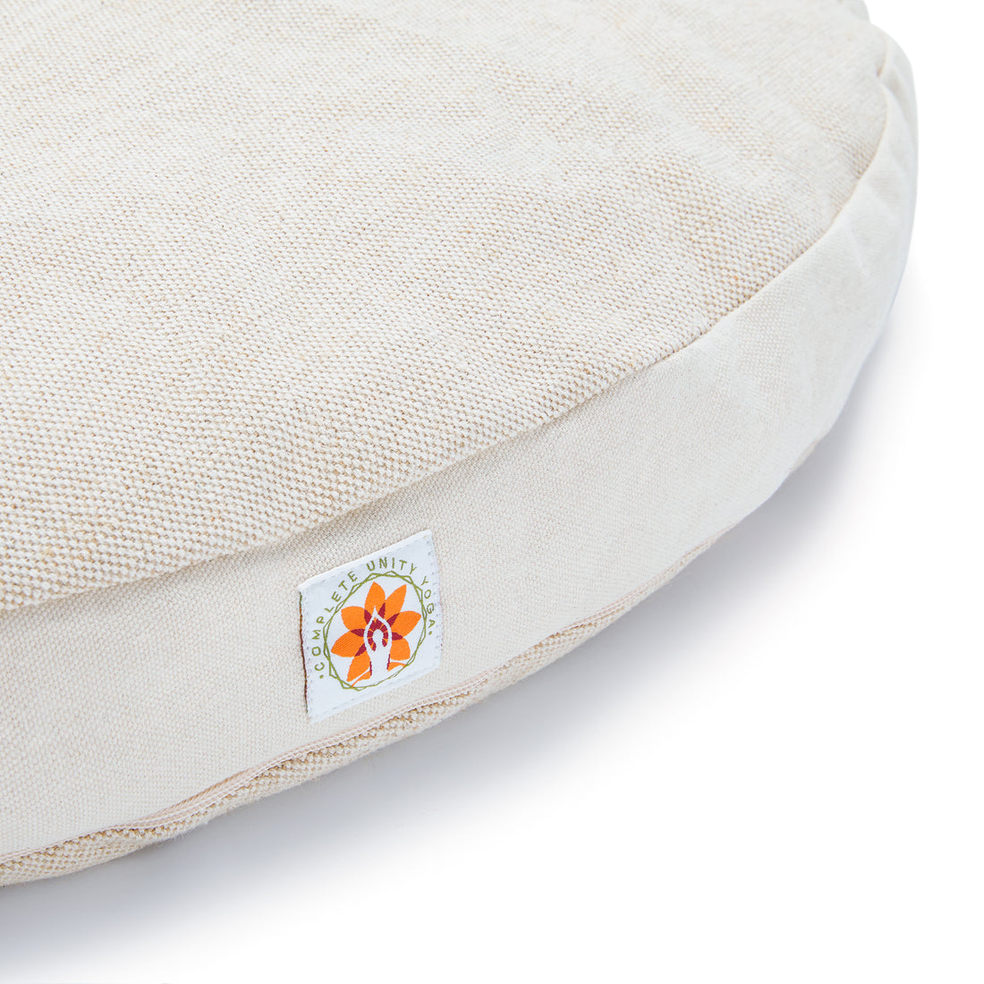 Premium Round Meditation Zabuton - Close Up - Complete Unity Yoga